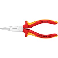 KNIPEX 25 06 160 Side-cutting pliers alicate, Pinza Side-cutting pliers, Acero cromo vanadio, De plástico, Rojo/naranja, 16 cm, 146 g