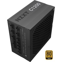 NZXT C1200 Gold 1200W, Fuente de alimentación de PC negro