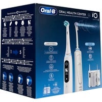 Procter & Gamble iO6 & OxyJet Adulto Cepillo dental oscilante Blanco, Limpieza bucal blanco, Adulto, Cepillo dental oscilante, Cuidados diarios, Cuidado de las encías, Intenso, Sensible, Super sensitive, Blanco, 2 min, Batería