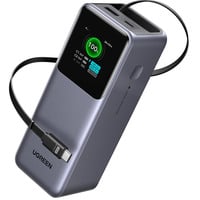 UGREEN PB726 Powerbank de 20.000mAh 165W con cable retráctil, Banco de potencia 