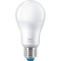 WiZ Bombilla 8 W (Equiv. 60 W) A60 E27, Lámpara LED Bombilla inteligente, Blanco, Wi-Fi/Bluetooth, E27, Multi, 2200 K