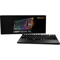 be quiet! Soporte de luz TKL, Teclado para gaming negro