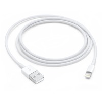 Apple MXLY2ZM/A cable de conector Lightning 1 m Blanco blanco, 1 m, Lightning, USB A, Macho, Macho, Blanco