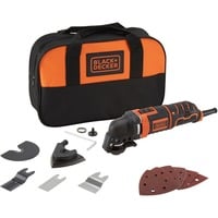 BLACK+DECKER MT300SA2 multiherramienta oscilante Negro, Naranja, Herramienta multifunción naranja/Negro, Negro, Naranja, 101 dB, 90 dB, Corriente alterna, 230 V, 50 - 60 Hz