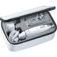 Beurer MP 62 Set de manicura/pedicura, Cuidado de uñas blanco/Plateado
