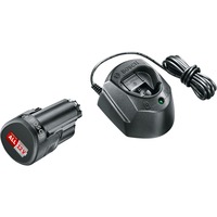 Bosch 1 600 A01 L3D cargador y batería cargable Juego de cargador y baterías, Conjunto negro, Juego de cargador y baterías, Ión de litio, 1,5 Ah, 12 V, Bosch, Negro