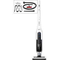 Bosch BBH73260K aspiradora de pie y escoba eléctrica Aspiradora escoba Batería Secar Sin bolsa Blanco, Aspirador vertical blanco/Plateado, Aspiradora escoba, Sin bolsa, Blanco, CE, EAC-Eurasian, UA, Secar, Filtrado
