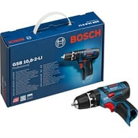 Bosch GSB 12V-15 Professional 1300 RPM Negro, Azul, Martillo atornillador azul/Negro, Destornillador de impacto, Mango de pistola, Negro, Azul, Sobrecalentamiento, Sobrecarga, 1300 RPM, 380 RPM