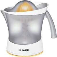 Bosch MCP3000N exprimidor Exprimidor eléctrico con brazo 25 W Blanco, Amarillo blanco/Amarillo, Exprimidor eléctrico con brazo, Blanco, Amarillo, 0,8 L, Plástico, 25 W, 220-240 V