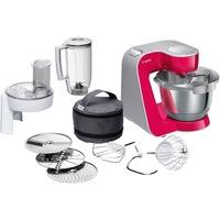 Bosch MUM58420 robot de cocina 1000 W 3,9 L rosa neón/Plateado, 3,9 L, Botones, Giratorio, 1,1 m, 3 discos, Acero inoxidable, 1000 W