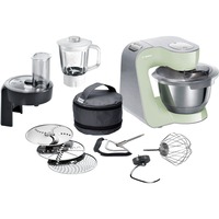 Bosch MUM58MG60 robot de cocina 1000 W 3,9 L Verde Menta/Plateado, 3,9 L, Verde, Botones, 0,8 L, CE, EAC-Eurasian, Ukraine, VDE, Acero inoxidable