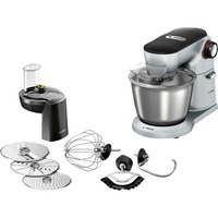 Bosch MUM9D33S11 robot de cocina 1300 W 5,5 L Negro, Plata plateado/Negro, 5,5 L, Negro, Plata, Giratorio, 1 m, Acero inoxidable, Metal
