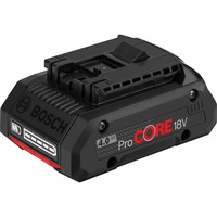 Bosch ProCORE 14V 4.0Ah Professional Batería Negro negro/Rojo, Batería, Bosch, Negro, 1 pieza(s)