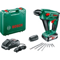 Bosch Uneo Maxx 900 RPM, Martillo perforador verde/Negro, Negro, Verde, Deep discharge, Sobrecalentamiento, Sobrecarga, 1 cm, 900 RPM, 0,6 J, 5000 ppm