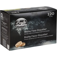 Bradley Bizcochos de manzana, 120 piezas, Madera ahumada 