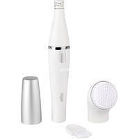 Braun FaceSpa Face 810 10 pinzas Blanco, Depiladora blanco/Plateado, Blanco, 10 pinzas, Mejillas, Mentón, Frente, 0,02 mm, Batería, AA