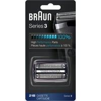 Braun Series 3 81686050 accesorio para maquina de afeitar Cabezal para afeitado, Cabezal de afeitado negro, Cabezal para afeitado, 1 cabezal(es), Plata, 18 mes(es), Alemania, Braun