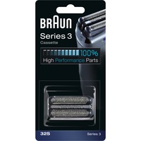 Braun Series 3 81686071 accesorio para maquina de afeitar Cabezal para afeitado, Cabezal de afeitado plateado, Cabezal para afeitado, 1 cabezal(es), Plata, 18 mes(es), Alemania, Braun