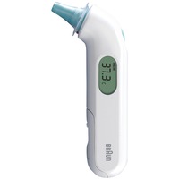Braun ThermoScan 3 De contacto Blanco Oído, Termómetro para la fiebre blanco, De contacto, Blanco, Oído, °C, °F, 34 - 42,2 °C, 1 s