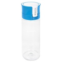 Brita Fill&Go Bottle Filtr Blue Botella con filtro de agua 0,6 L Azul, Transparente, Botella de agua transparente/Azul, Botella con filtro de agua, 0,6 L, Azul, Transparente
