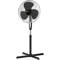 Clatronic VL 3741 S Negro, Ventilador negro, Ventilador sin aspas para el hogar, Negro, Piso, Metal, 40 cm, Botones