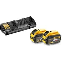 DEWALT DCB132X2-QW, Cargador negro/Amarillo