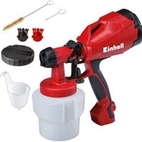EINHELL Pistola de pintura en spray TC-SY 500 P, Arma de aerosol rojo/Negro