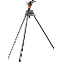GARDENA Aspersor de impacto sobre trípode Premium plateado/Negro, 8138-20