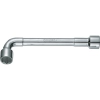 GEDORE Llave de doble extremo 25 PK 13 con orificio, 13 mm, Llave de tubo cromado