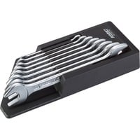 Hazet Juego de llaves fijas dobles 450N/8RS, 8 piezas, Llave de tuercas 