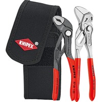 KNIPEX Juego de mini alicates 002072V01, 2 piezas, Set de pinzas rojo/Negro