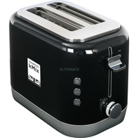 Kenwood TCX751BK 2 rebanada(s) 900 W Rojo, Tostadora negro/Plateado, 2 rebanada(s), Rojo, Metal, Botones, 900 W, 160 mm