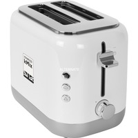 Kenwood TCX751WH tostadora 2 rebanada(s) 900 W Blanco blanco/Plateado, 2 rebanada(s), Blanco, Metal, Botones, Giratorio, 900 W, 160 mm