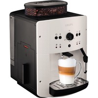 Krups EA8105 cafetera eléctrica Totalmente automática Máquina espresso 1,6 L, Superautomática blanco/Negro, Máquina espresso, 1,6 L, Granos de café, Molinillo integrado, 1450 W, Blanco