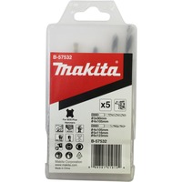 Makita B-57532 broca Juego de brocas 5 pieza(s), Conjuntos de brocas Juego de brocas, Metal, Madera, SDS Plus, 5 pieza(s)