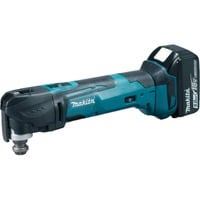 Makita DTM51RT1J3 multiherramienta oscilante Negro, Azul 20000 OPM, Herramienta multifunción azul/Negro, Pulido, Serrado, Negro, Azul, 20000 OPM, 6000 OPM, 3,2°, Batería