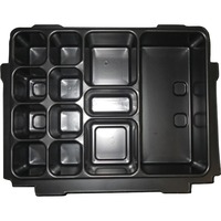 Makita P-83674 Negro caja de herramientas, Depósito negro, Negro, 383 mm, 283 mm, 77 mm