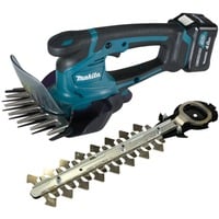 Makita Tijeras de césped a batería UM600DSMEX, 10,8 voltios, Podadora azul/Negro