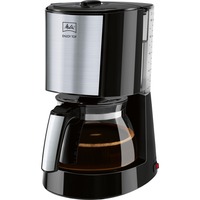 Melitta Enjoy II Top Cafetera de filtro 1,2 L negro/Plateado, Cafetera de filtro, 1,2 L, De café molido, 1000 W, Negro