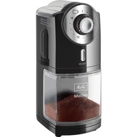 Melitta Molino 100 W Negro, Acero inoxidable, Molinillo de café negro, 100 W, 80 cm, 120 cm, 174,5 cm, 193 kg, 100 pieza(s)