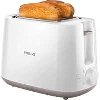 Philips Daily Collection Tostador HD2581/00, Tostadora blanco, 2 rebanada(s), Metal, 830 W, 230 V, 830 W, 50-60 Hz