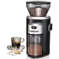 Rommelsbacher EKM 300 150 W Negro, Plata, Molinillo de café negro/Plateado, 150 W, 230 V, 185 mm, 140 mm, 295 mm