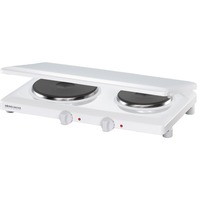 Rommelsbacher THL 2597/A hobs Blanco Encimera 2 zona(s), Placa de cocción blanco, Blanco, Encimera, 2 zona(s), 1000 W, 1500 W, 230 V