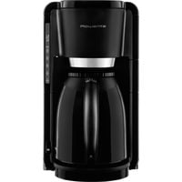 Rowenta Thermo Semi-automática Cafetera de filtro 1,25 L negro, Cafetera de filtro, 1,25 L, De café molido, 850 W, Negro