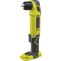 Ryobi RAD1801M Sin llave 1,4 kg Negro, Amarillo, Taladro/destornillador Taladro de ángulo recto, Sin llave, 1 cm, 3,8 cm, 1 cm, 1100 RPM