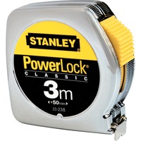 Stanley 0-33-218 cinta métrica 3 m Metálico, Amarillo cromado/Amarillo