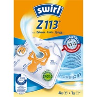 Swirl Z 113 Accesorios y suministros de vacío, Bolsas de aspiradora blanco, Vellón, Zelmer, Fakir, Quigg, 4 pieza(s), 1 pieza(s)