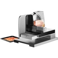 Unold 78826 rebanadora Eléctrico 100 W Negro, Plata Metal, Plástico, Cortatodo plateado/Negro, Eléctrico, 2,3 cm, Negro, Plata, Metal, Plástico, 17 cm, 1,2 m