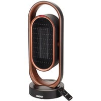 Unold 86535 calefactor eléctrico Interior Negro, Marrón 1800 W Ventilador eléctrico, Termoventiladores negro/Cobre, Ventilador eléctrico, Cerámico, 80°, 8 h, Interior, Piso