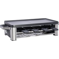 WMF Lono 0415040011 parrilla de interior 8 personas(s) 1500 W Negro, Cromo, Raclette negro, 8 personas(s), Negro, Cromo, Rectangular, 1500 W, 220 - 240 V, 50 - 60 Hz